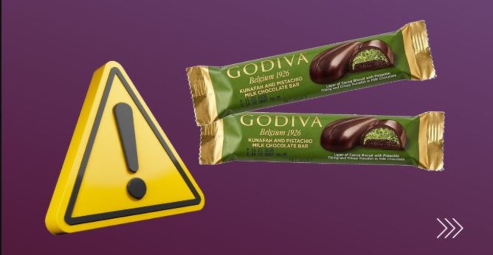 Qatar Recalls Godiva Kunafa Pistachio Bars Over Undeclared Egg Allergen
